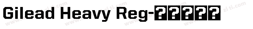 Gilead Heavy Reg字体转换